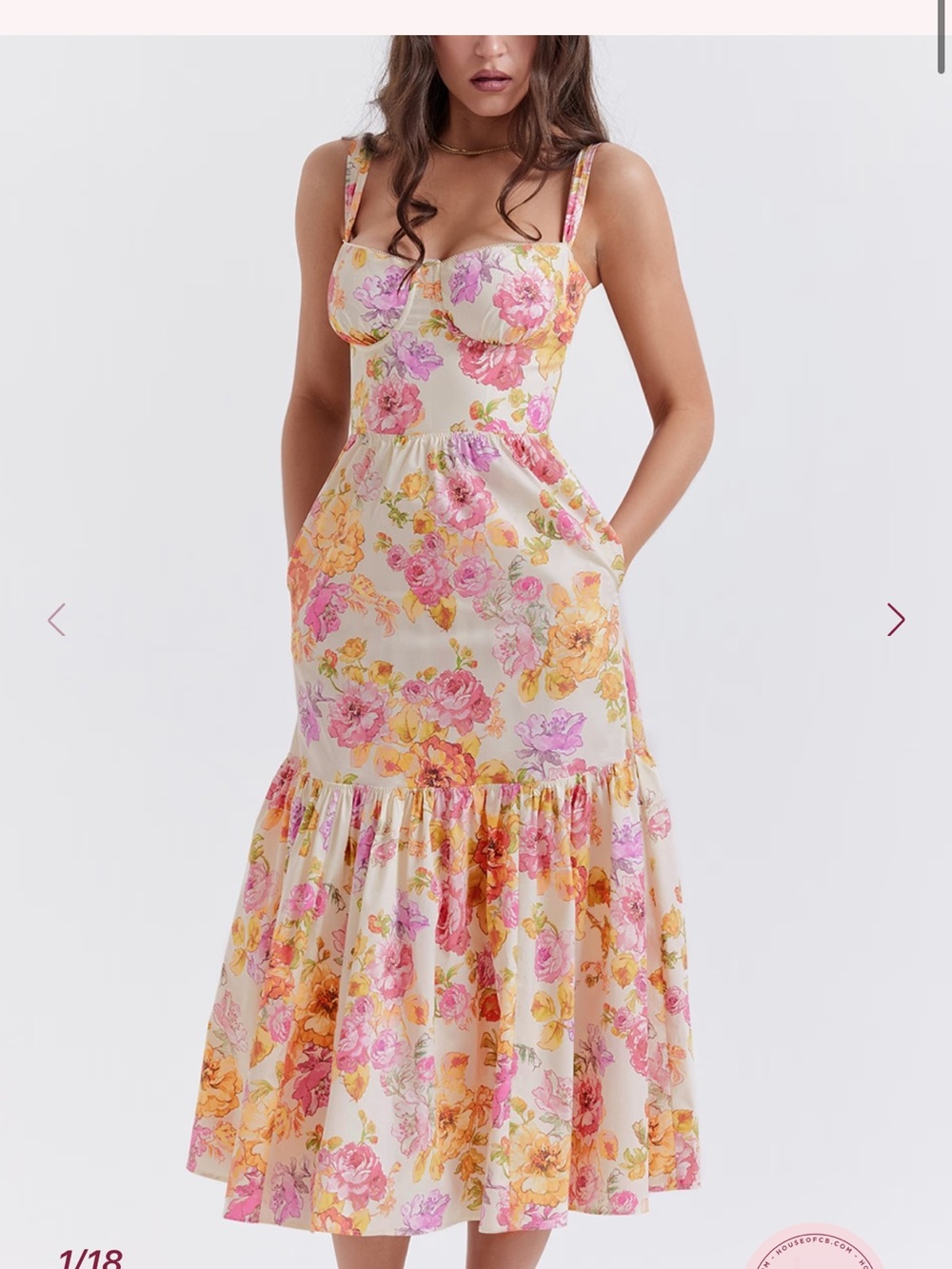 House of CB ivory dress - NEW WITH TAGS